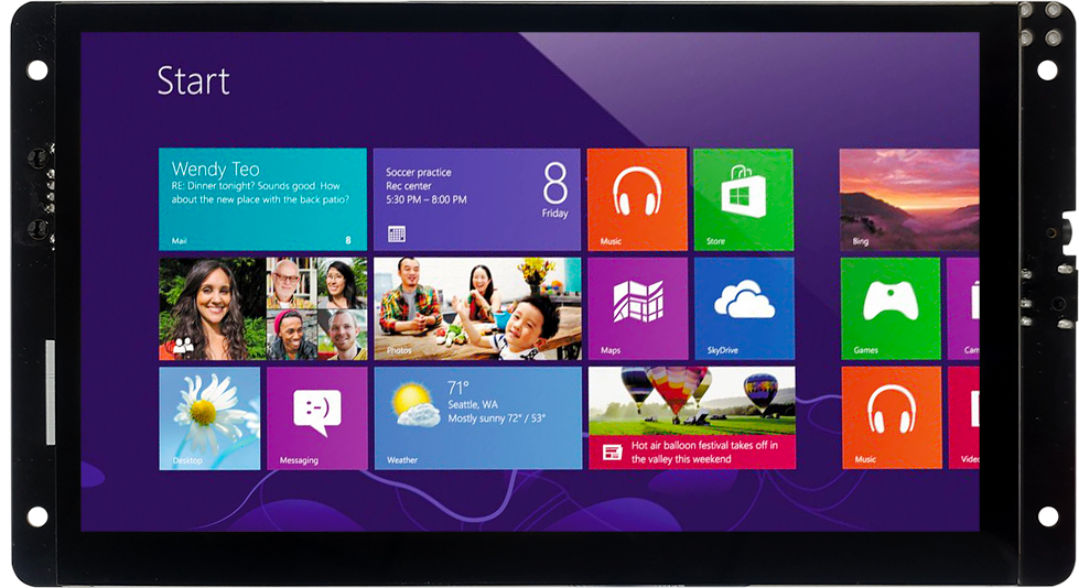 工業級設計，觸摸靈敏