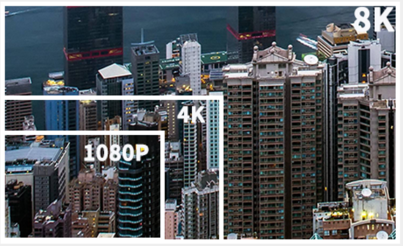 支持8K高清